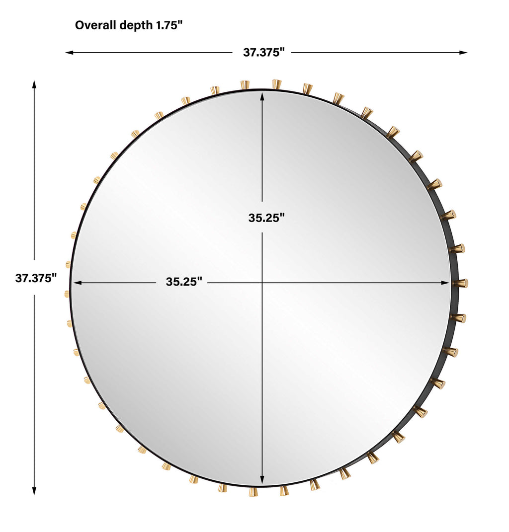 Cosmopolitan Round Mirror