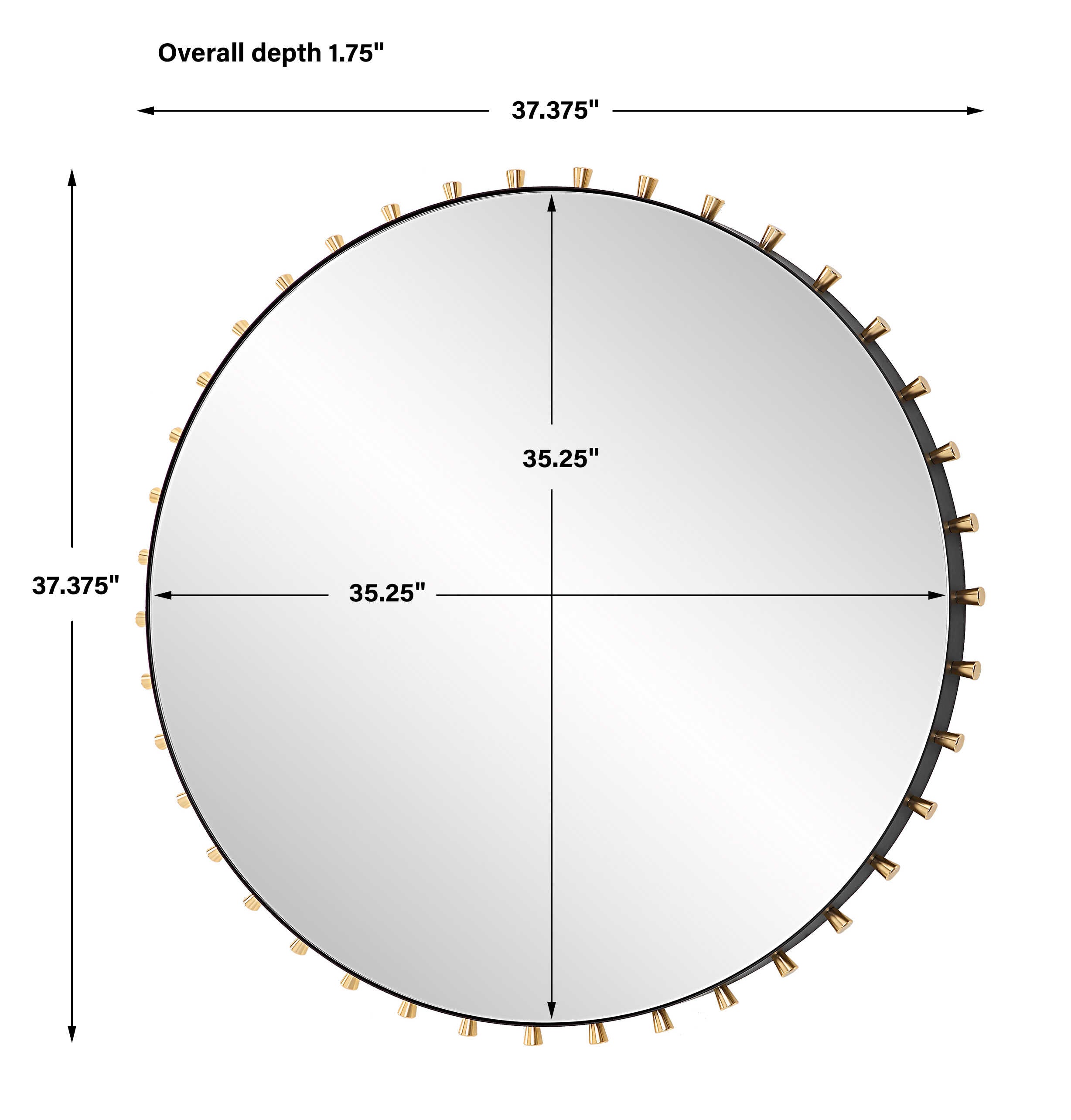 Cosmopolitan Round Mirror