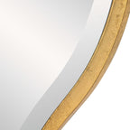 Aneta Large Gold Round Mirror