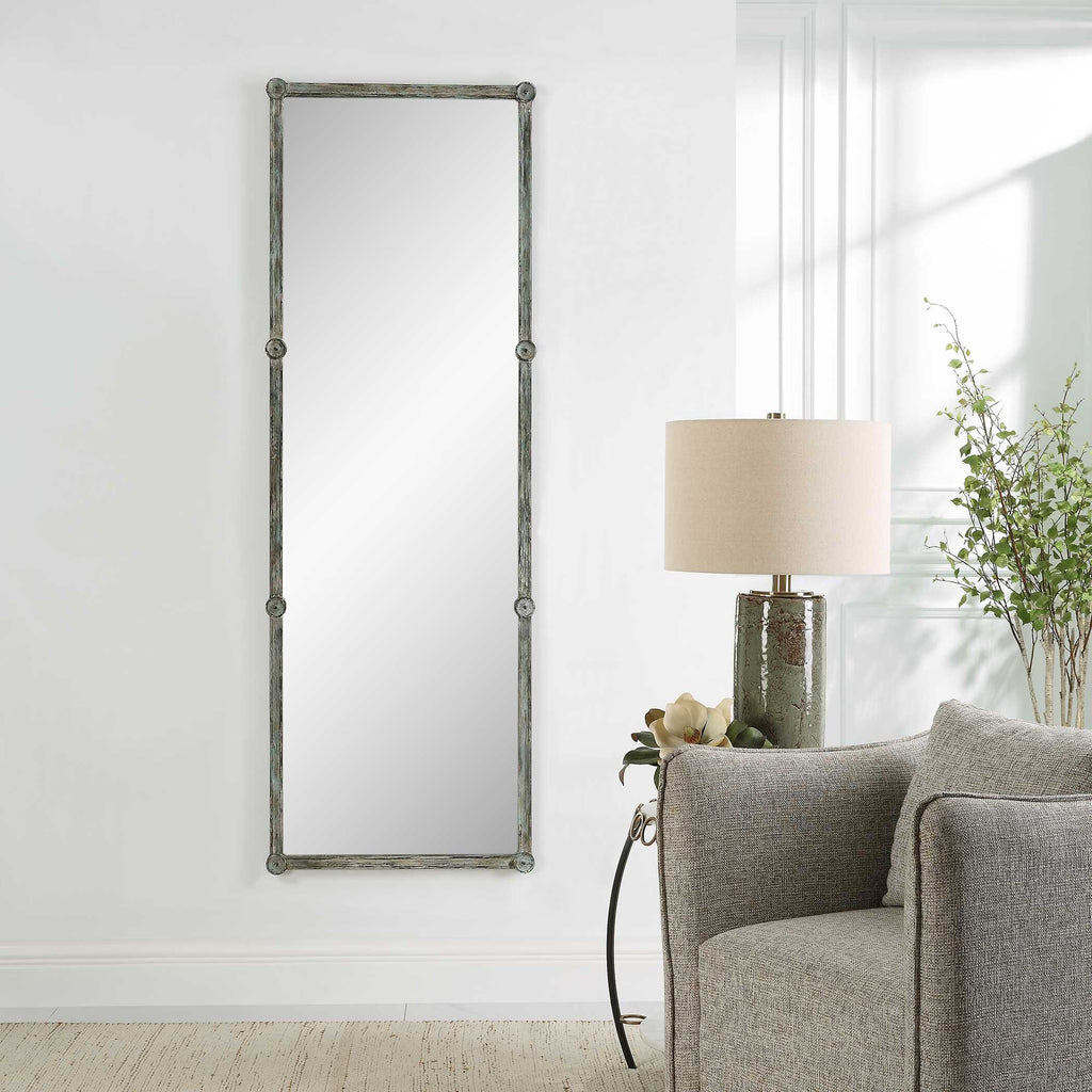 Gattola Gray Wash Dressing Mirror