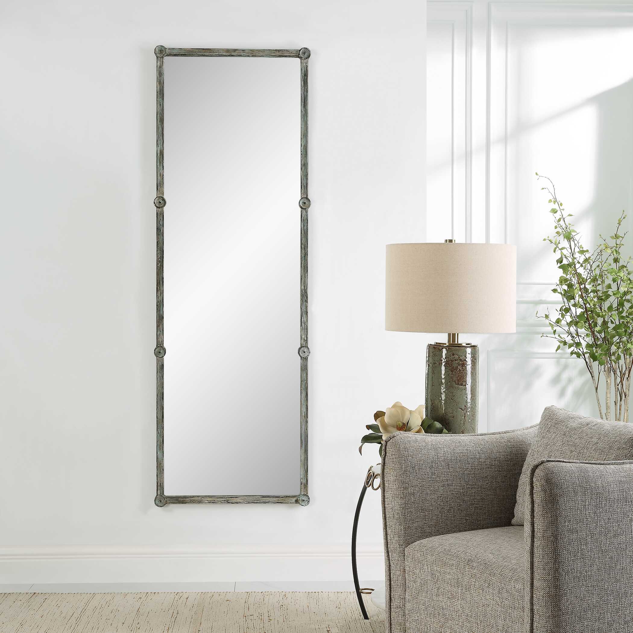 Gattola Gray Wash Dressing Mirror
