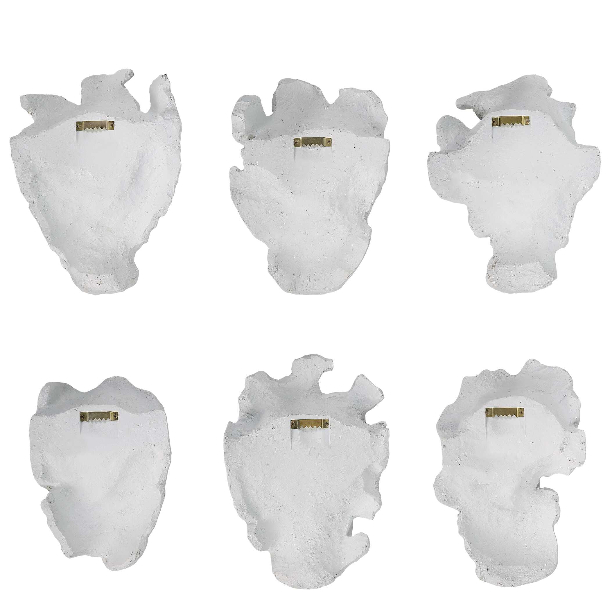 Self-Portrait White Mask Wall Decor Set/6