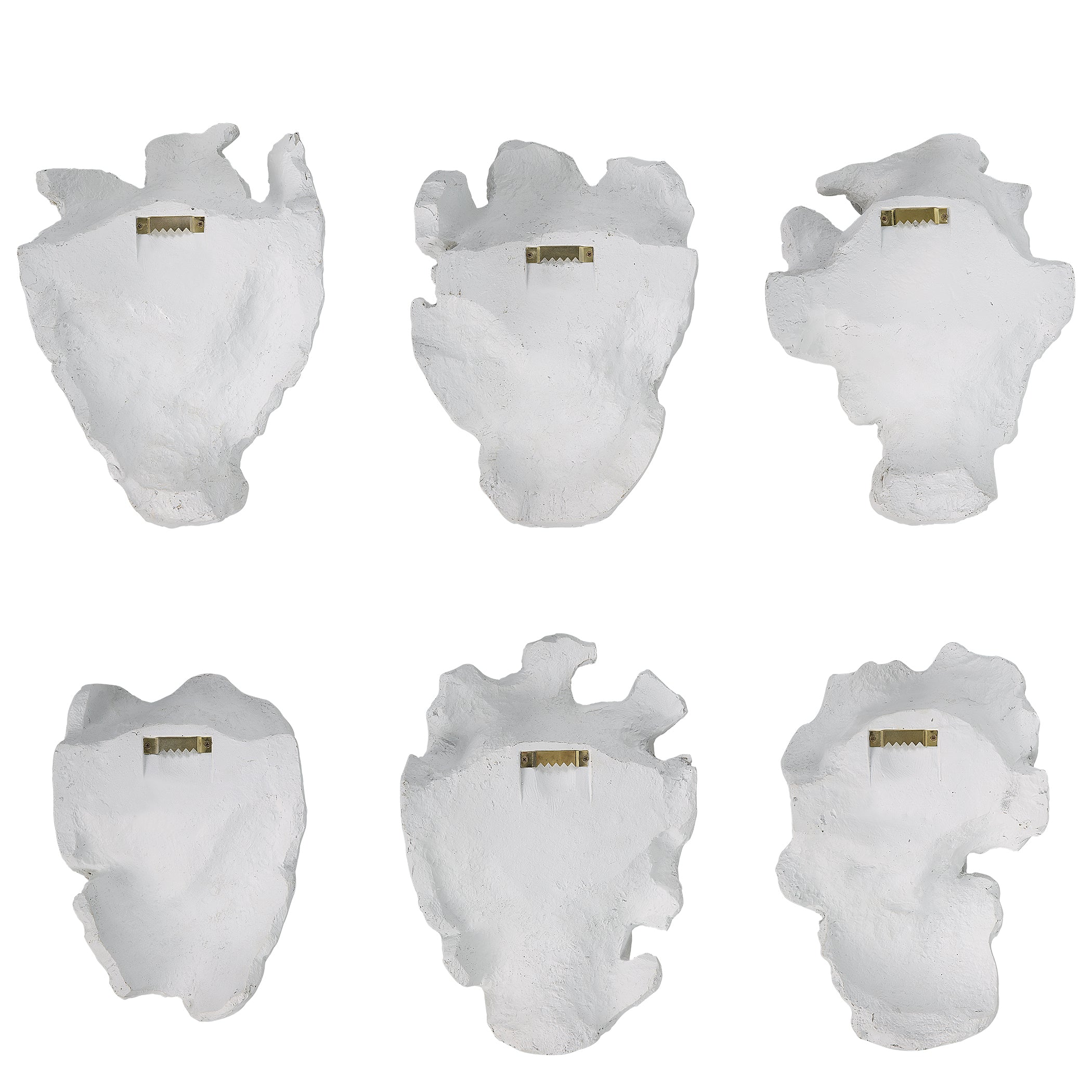 Self-Portrait White Mask Wall Decor Set/6