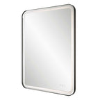 Crofton Lighted Black Large Mirror