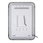 Crofton Lighted Black Large Mirror