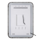 Crofton Lighted Black Large Mirror