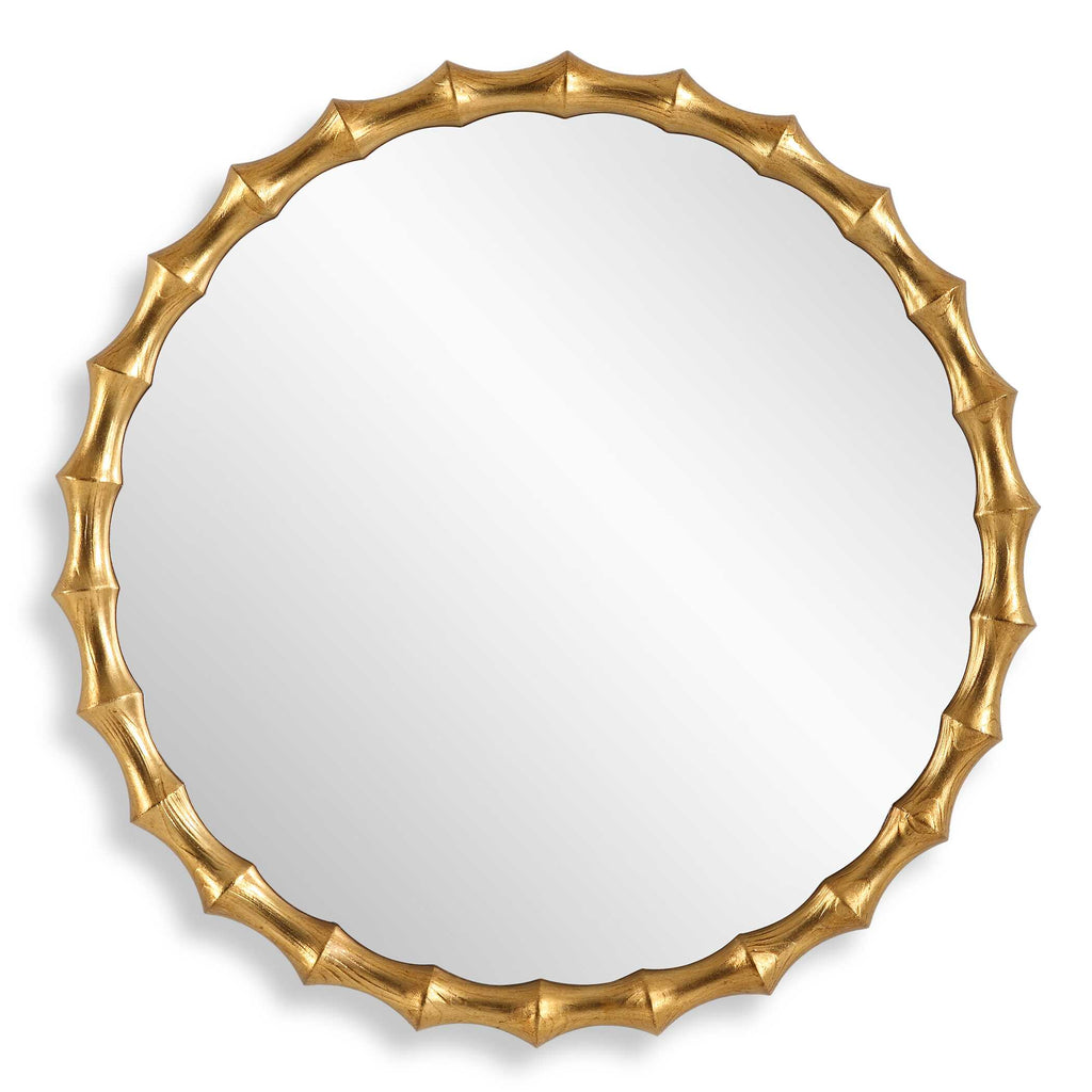 Nacala Round Gold Mirror