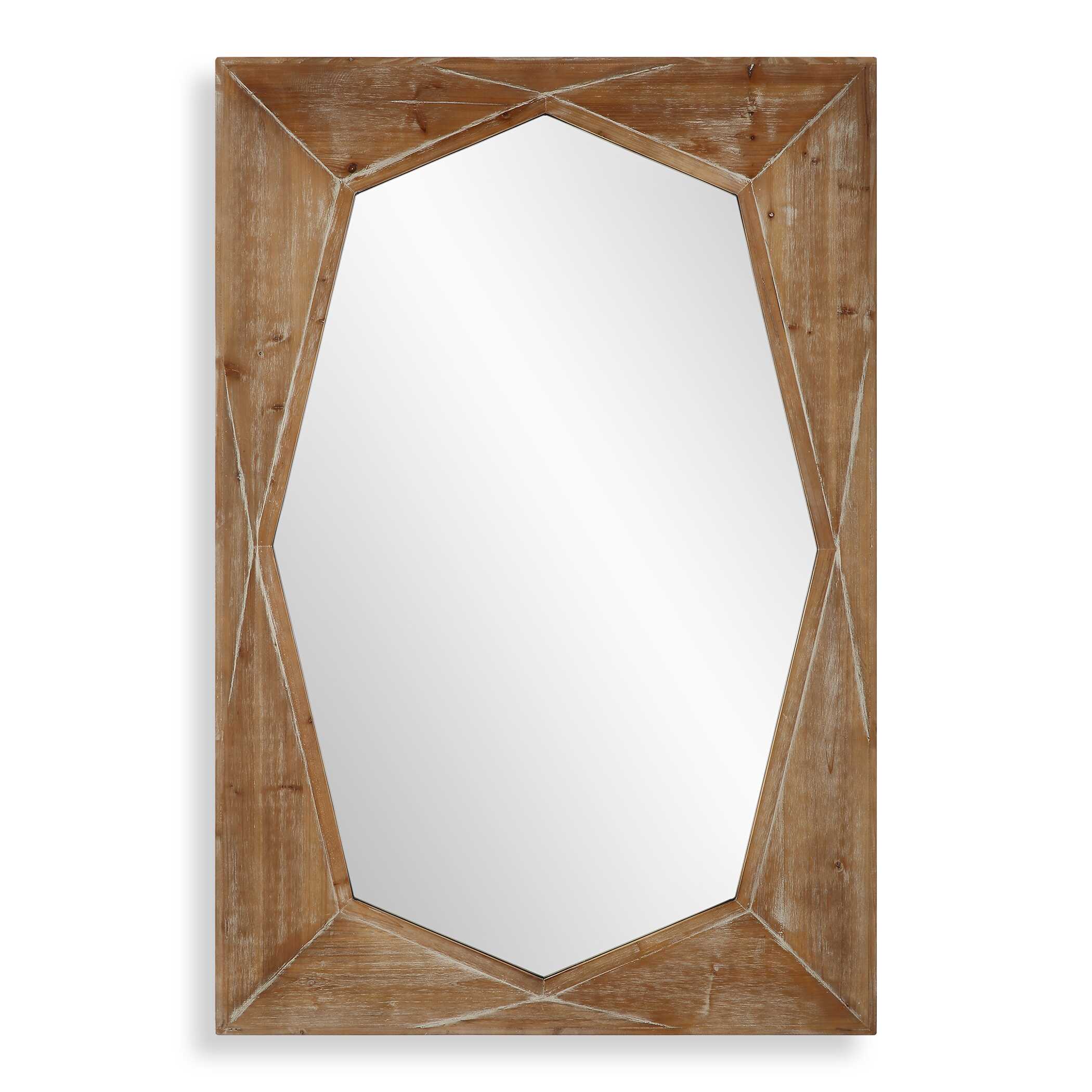 Marquise Natural Wood Mirror