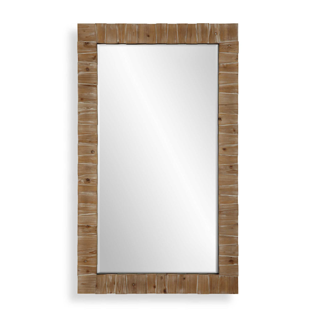 Ayanna Gray Washed Wood Mirror