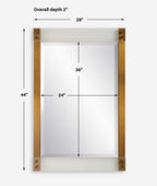 Nera Plated Brass Mirror