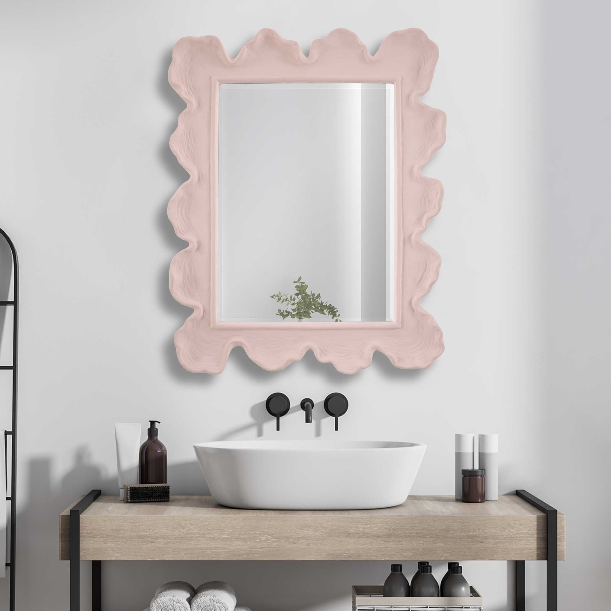 Sea Coral Pink Mirror
