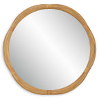 Salina Round Bamboo Mirror