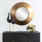 Contessa Round Gold Mirror