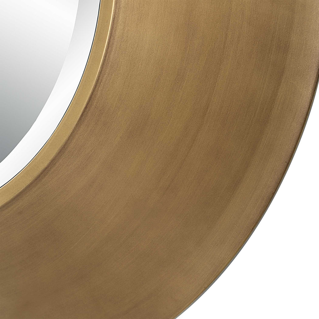 Contessa Round Gold Mirror