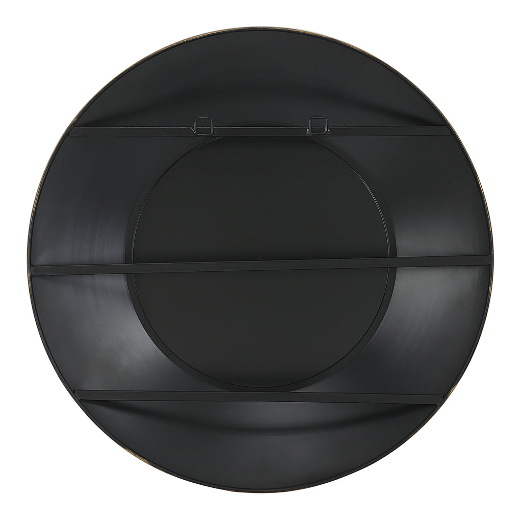 Contessa Round Gold Mirror