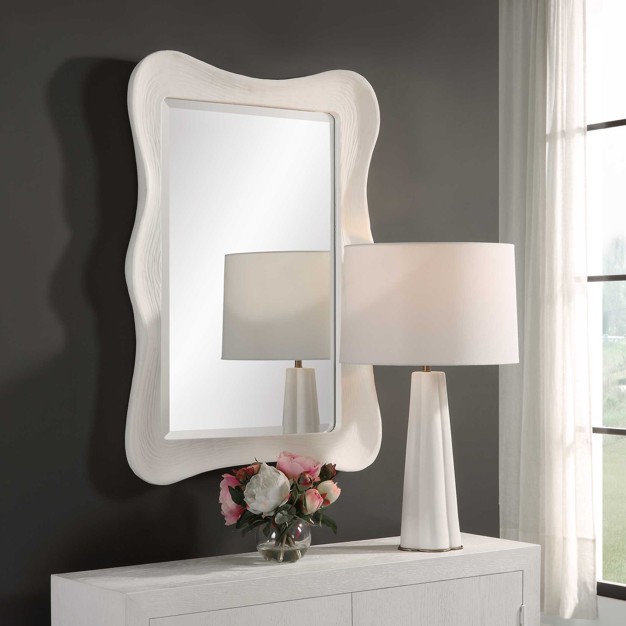 Whitehaven Wavy Rectangle Mirror