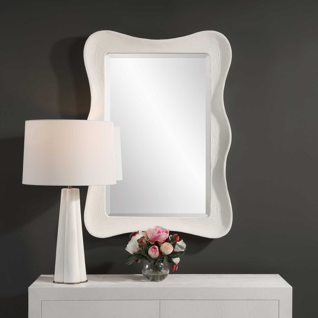 Whitehaven Wavy Rectangle Mirror