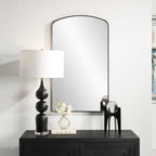 Tordera Black Arch Mirror