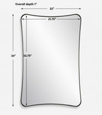 Loudon Black Vanity Mirror