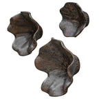 Two Wood Wall Decor In Mocha Set/3