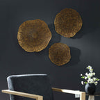 Radiance Gold Metal Wall Decor Set/3
