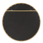 Sutton Aged Gold Round Mirror