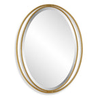 Rhodes Gold Oval Mirror