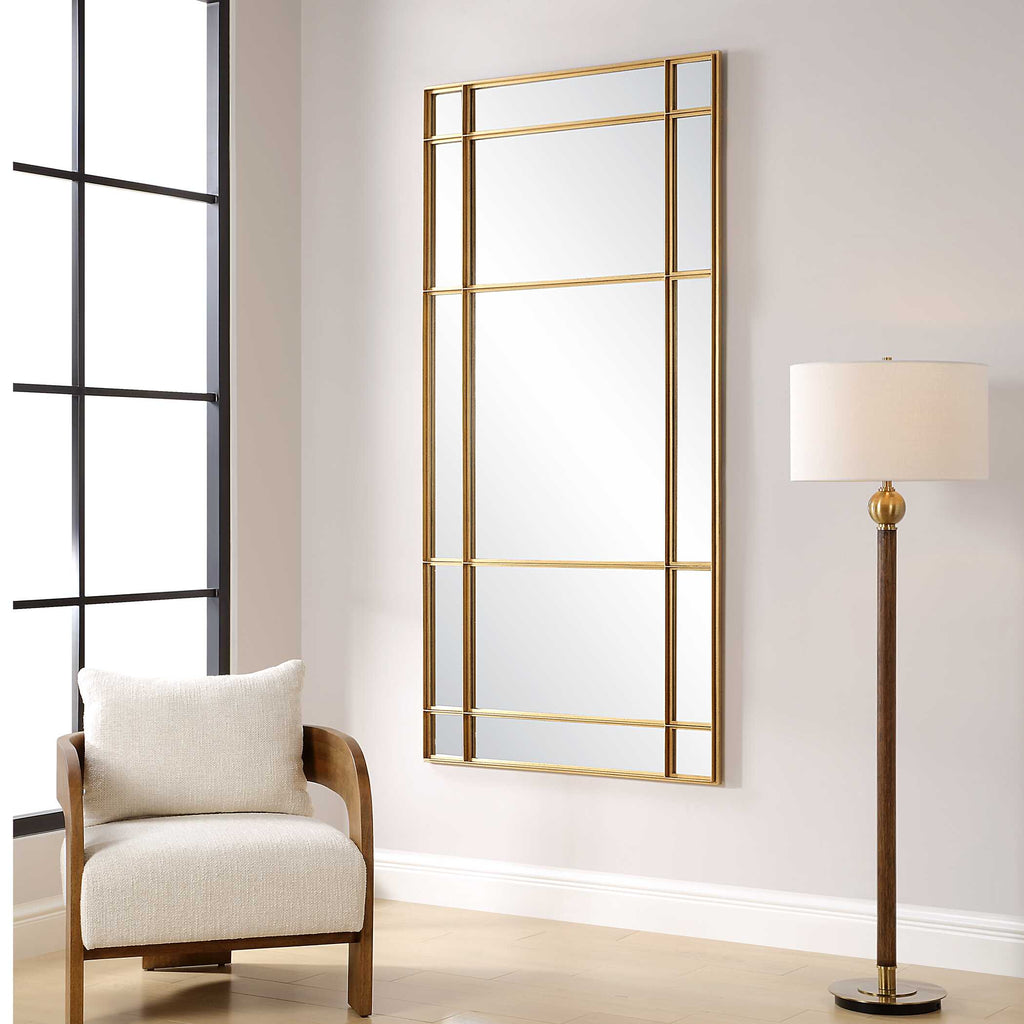 Spurgeon Gold Window Mirror