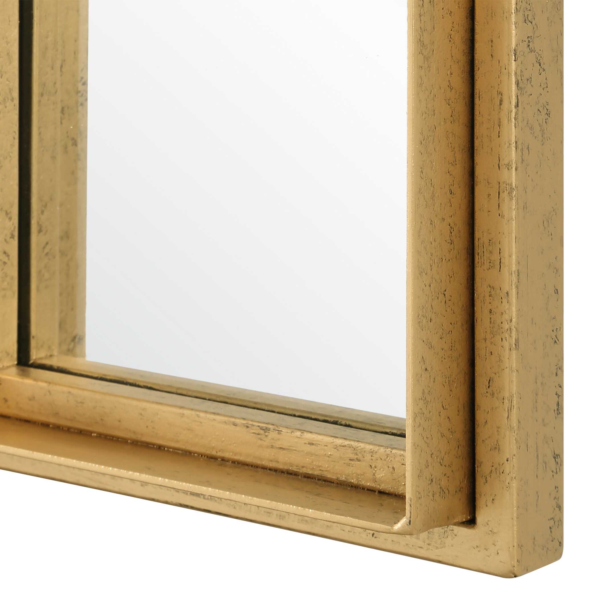Spurgeon Gold Window Mirror