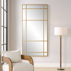 Spurgeon Gold Window Mirror