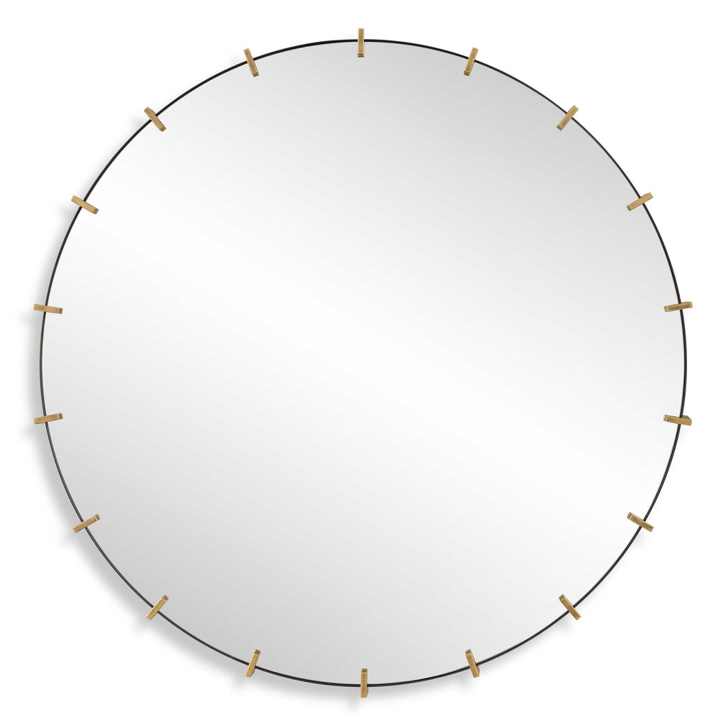 Pali Industrial Round Mirror