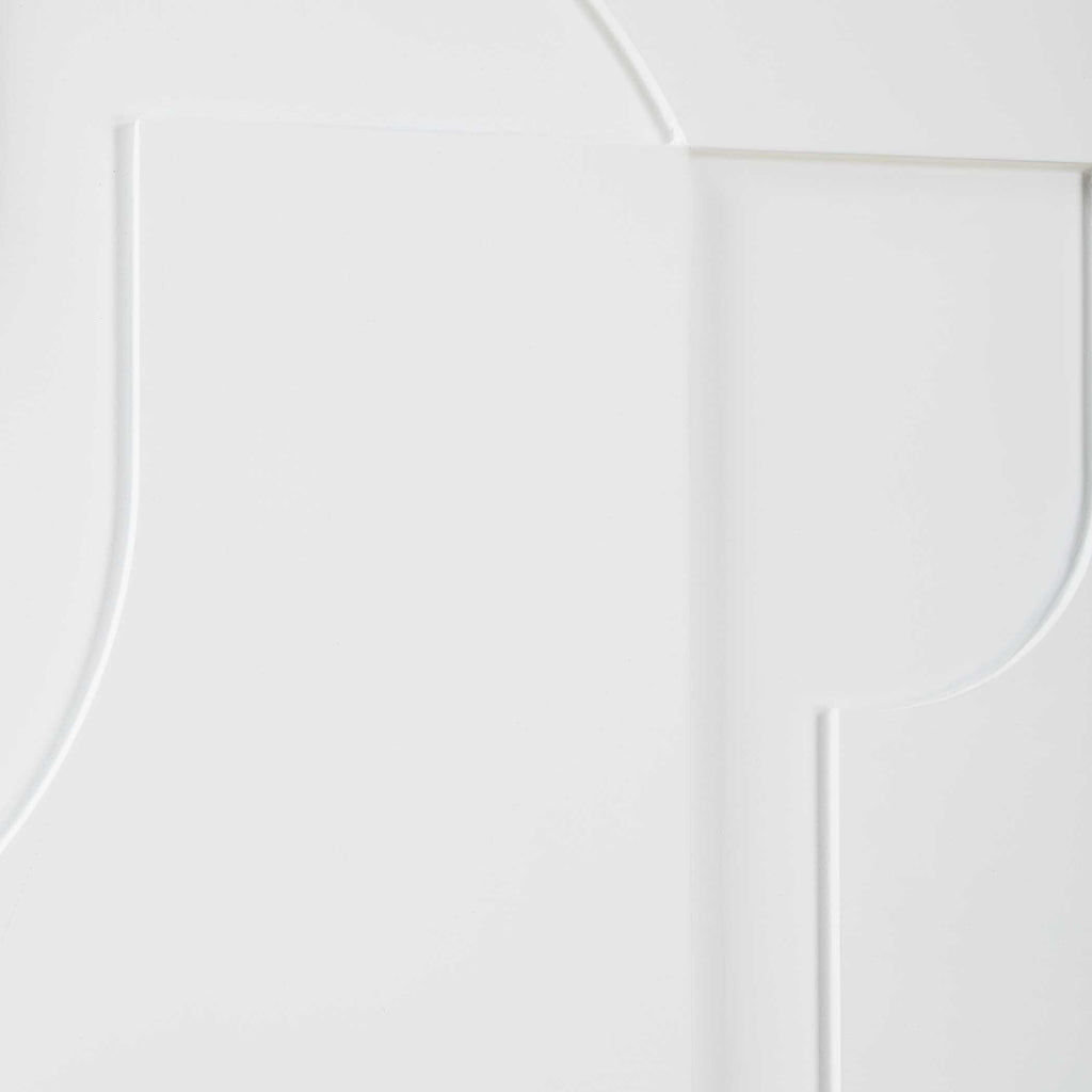 Contours White Wall Decor Set/2