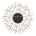 Tangled Bronze Round Mirror