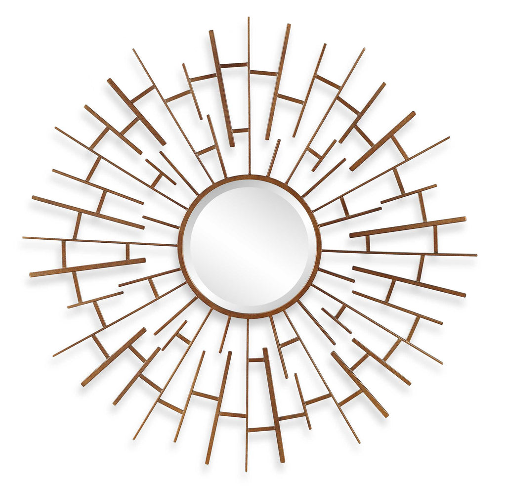 Tangled Bronze Round Mirror