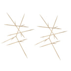 Fireworks Silver Wall Decor Set/2