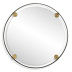 Radius Round Bronze Iron Mirror