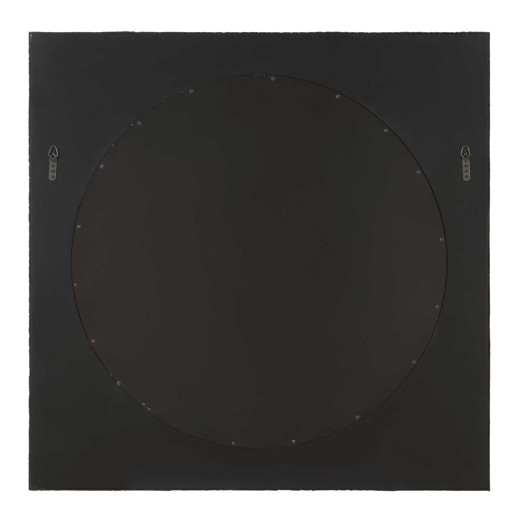 Ember Black Square Mirror