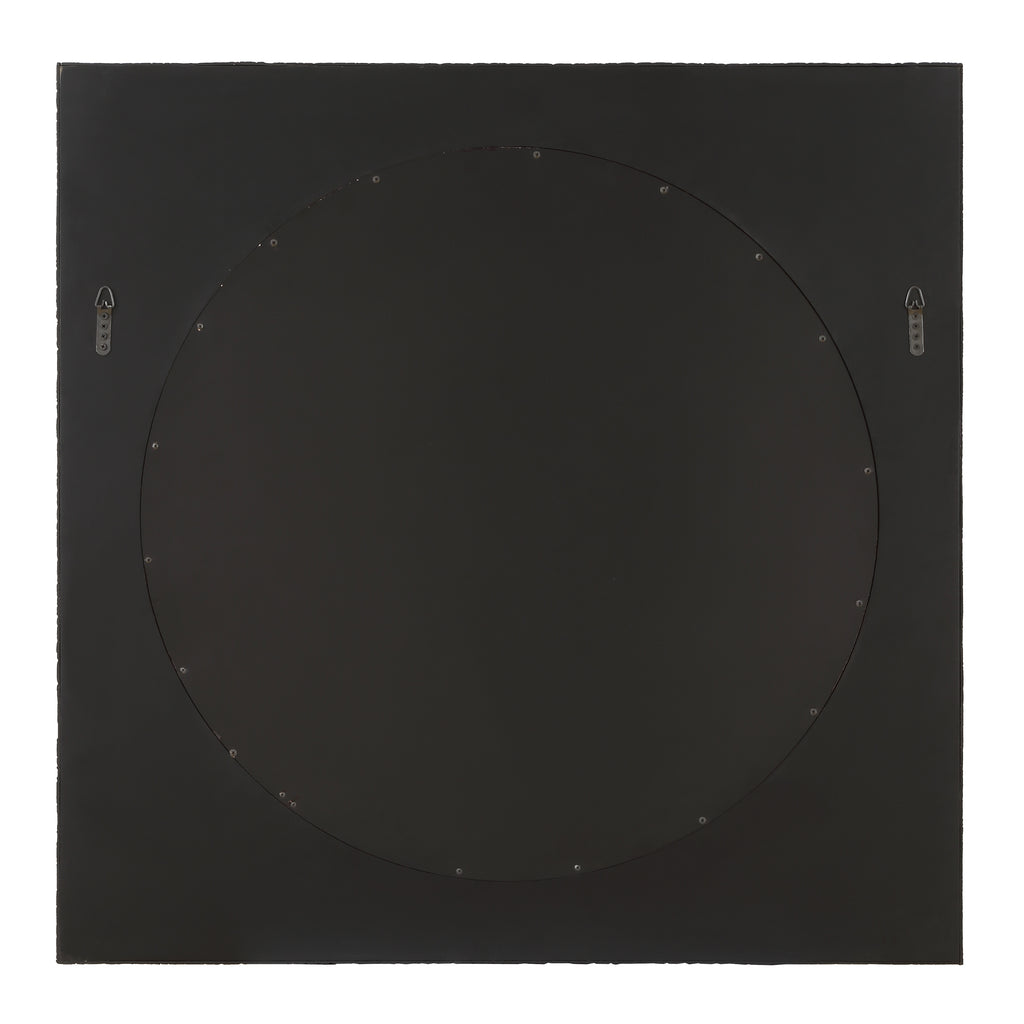 Ember Black Square Mirror