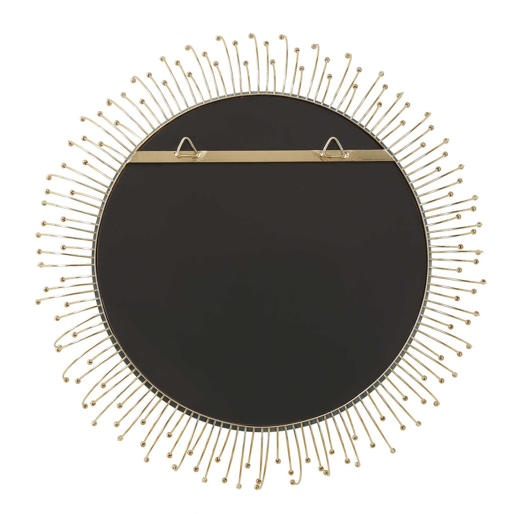 Aga Round Gold Mirror