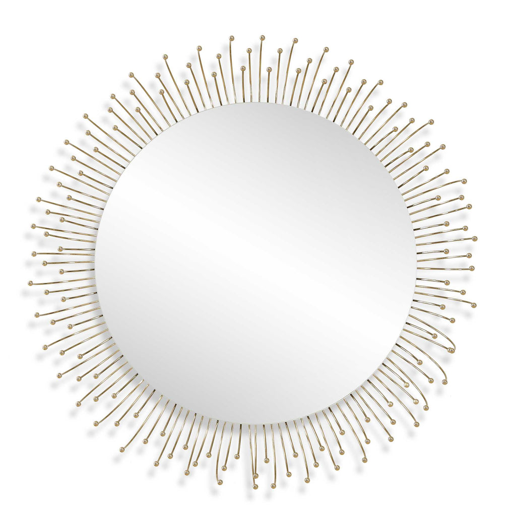 Aga Round Gold Mirror