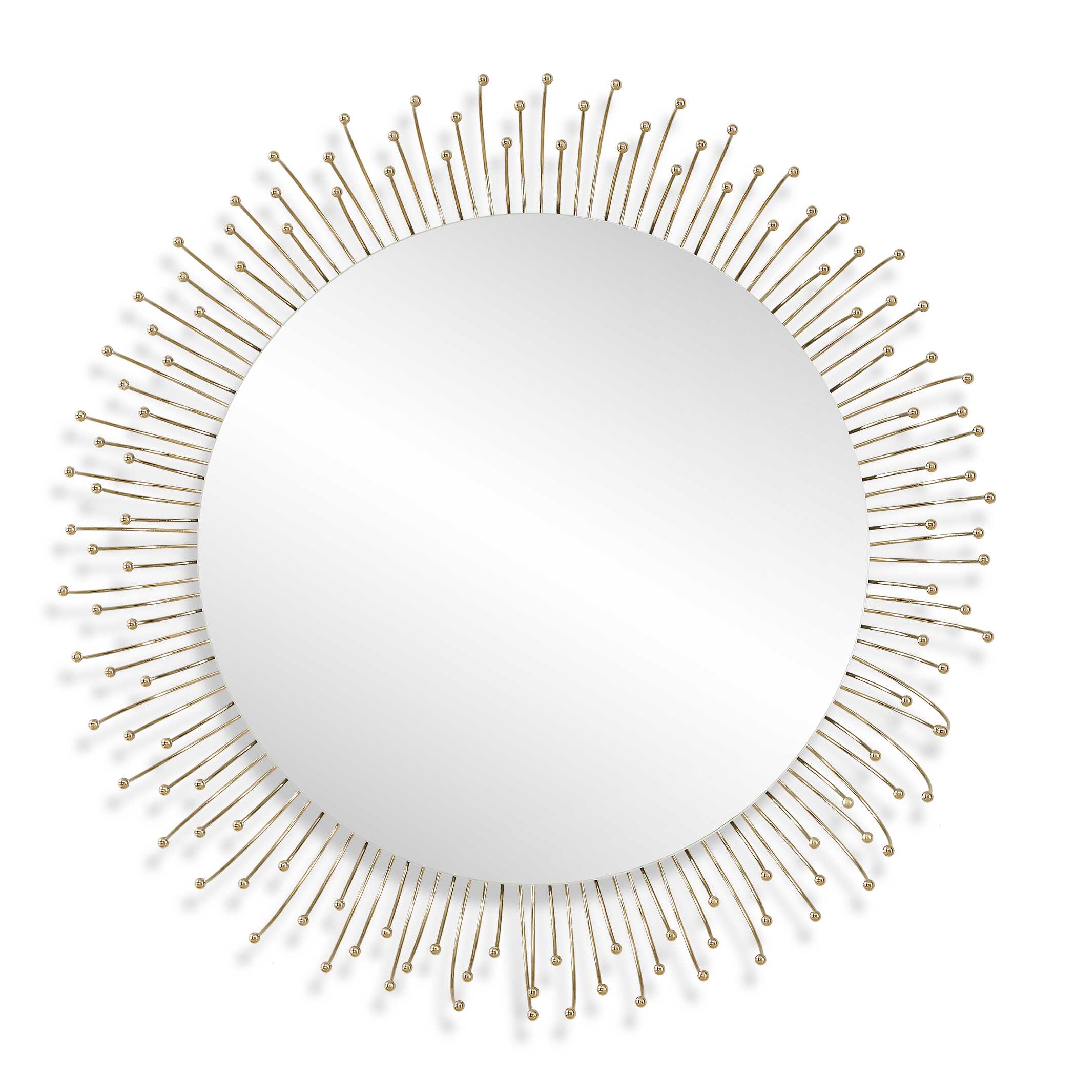 Aga Round Gold Mirror