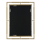 It's All Connected Rectangle Brass Mirror