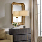 Alvaro Antique Brass Mirror