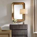 Alvaro Antique Brass Mirror