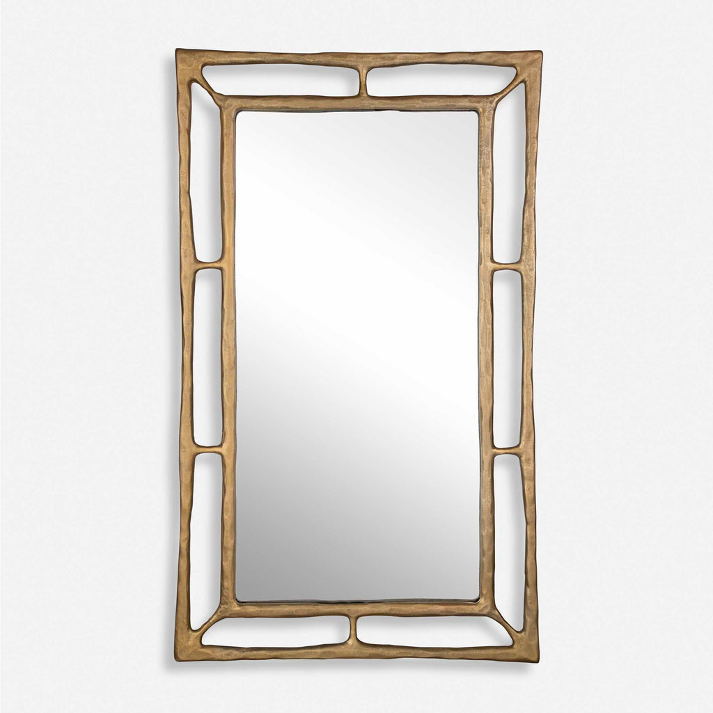 Felix Brass Rectangle Mirror