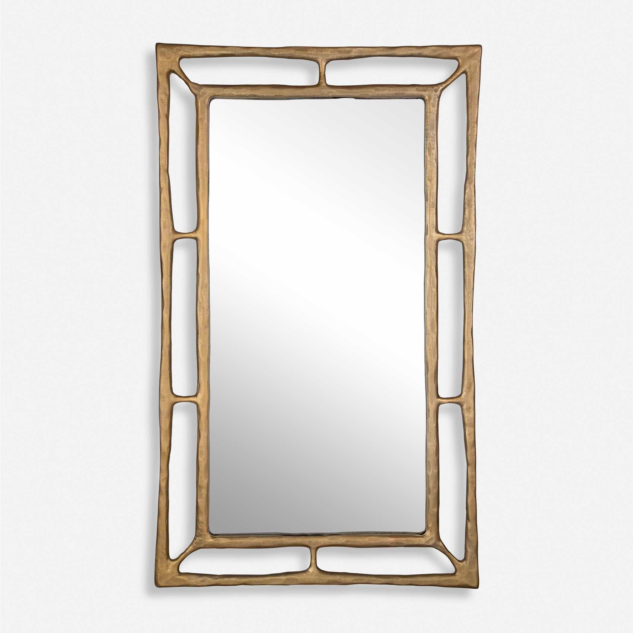 Felix Brass Rectangle Mirror