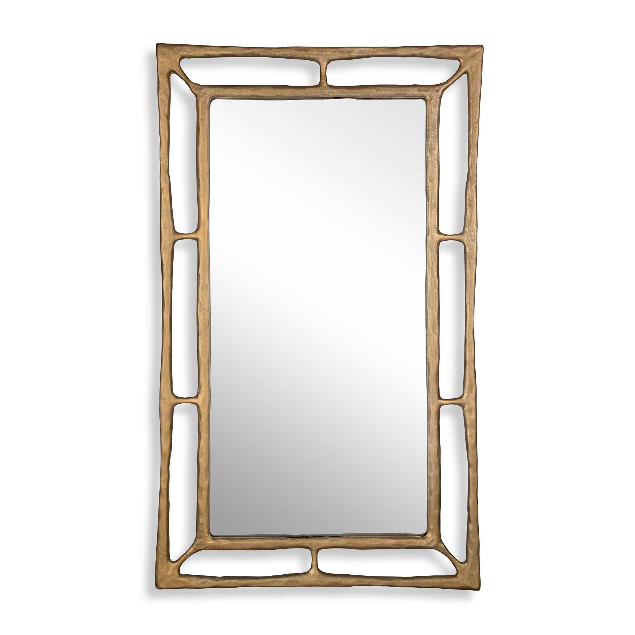 Felix Brass Rectangle Mirror