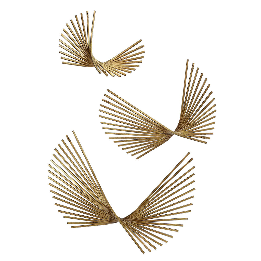 Coreograph Antique Gold Wall Decor Set/3