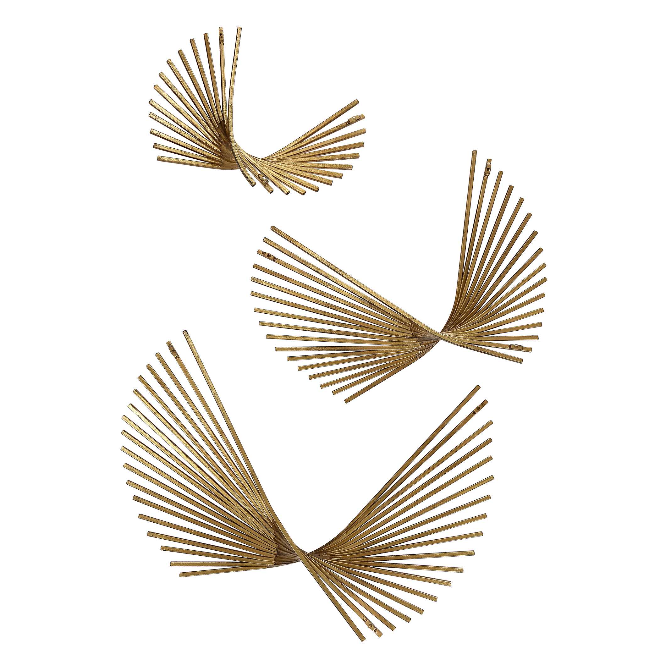 Coreograph Antique Gold Wall Decor Set/3