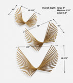 Coreograph Antique Gold Wall Decor Set/3